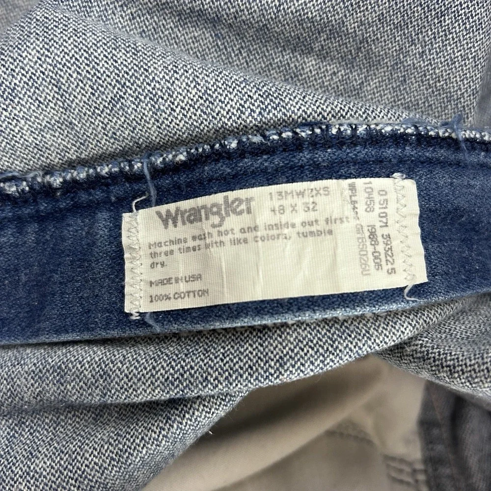 Vintage Wrangler Jeans Men's Size 46x30‎ (tag 48X30) Made USA